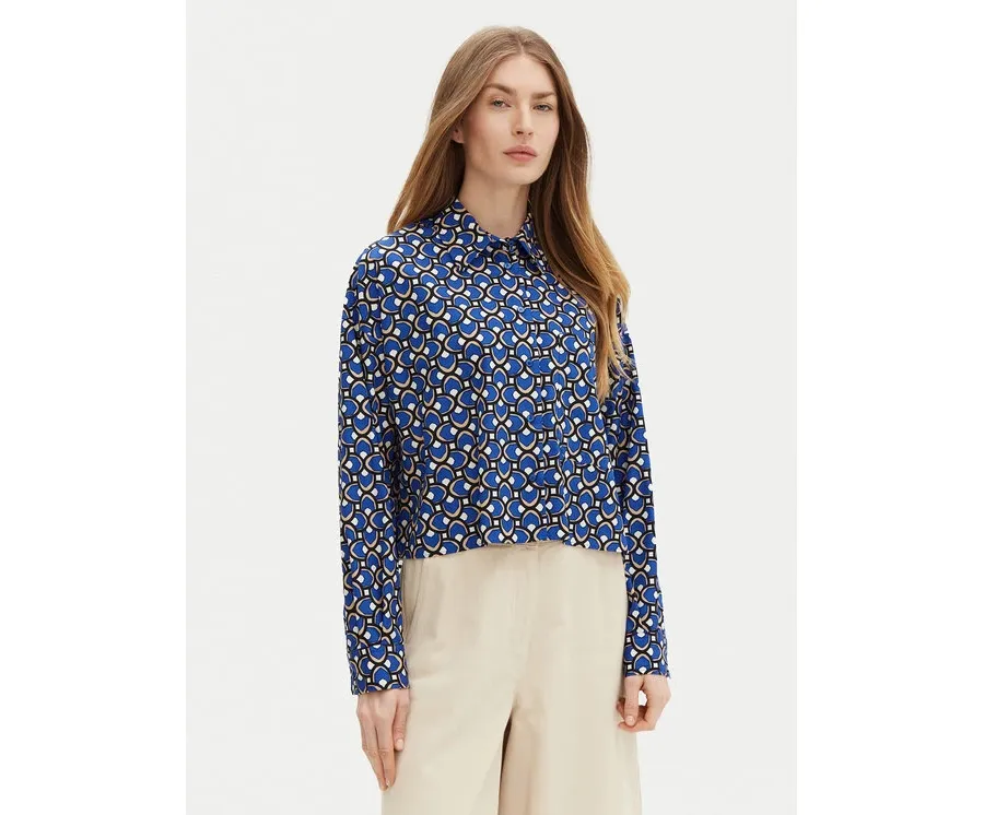 obrazek 1 Weekend Max Mara Koszula Ragtime 2515111112 Niebieski Regular Fit