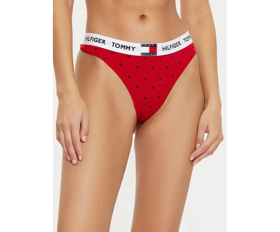 obrazek 1 Tommy Hilfiger Stringi UW0UW05656 Czerwony