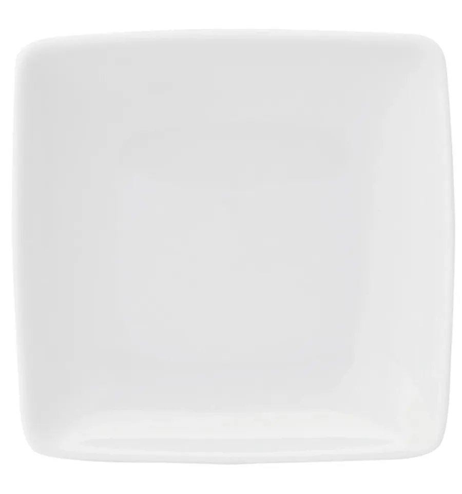 obrazek 1 Biały klasyczny porcelanowy talerz deserowy z kolekcji Carré White - Vista Alegre