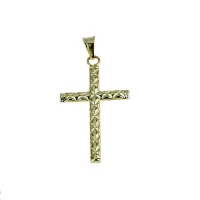 Zdjęcie Męski stylowy złoty krzyż 30x19mm