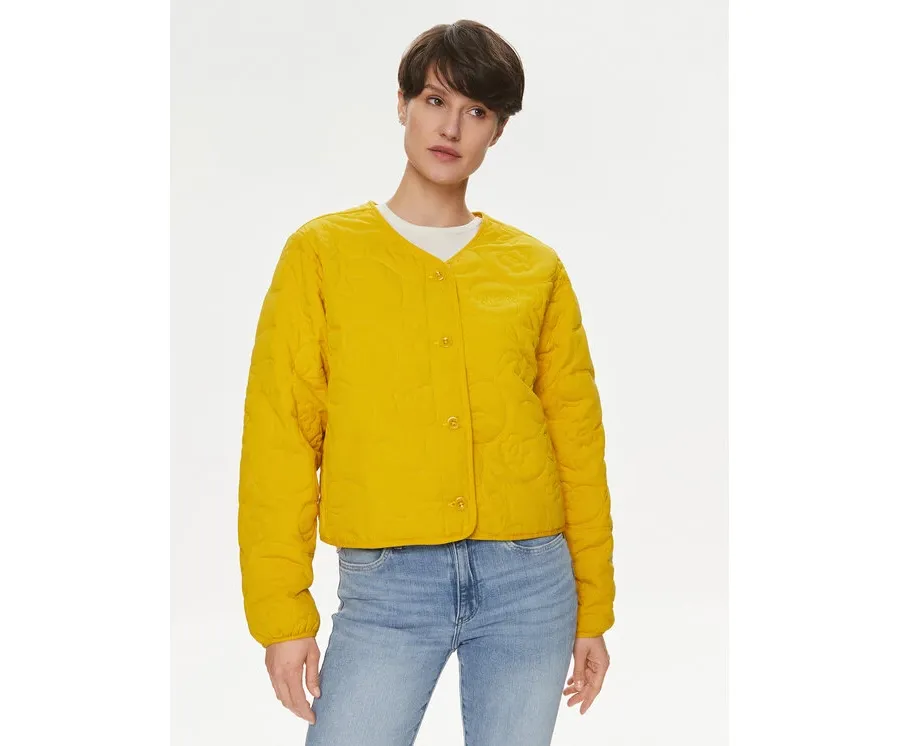 obrazek 1 Wrangler Kurtka przejściowa 112351428 Żółty Relaxed Fit