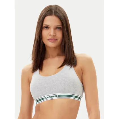 Zdjęcie Lacoste Biustonosz top IF8179 Szary