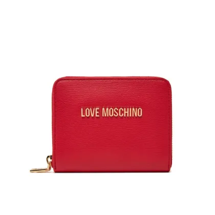 Zdjęcie LOVE MOSCHINO Mały Portfel Damski JC5702PP1MLD0500 Czerwony