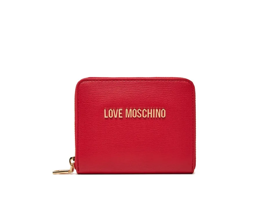 obrazek 1 LOVE MOSCHINO Mały Portfel Damski JC5702PP1MLD0500 Czerwony