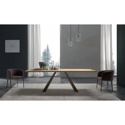 Zdjęcie Włoski piękny stół do salonu L. 200 P. 100 H. 75 cm – Zamagna Italia