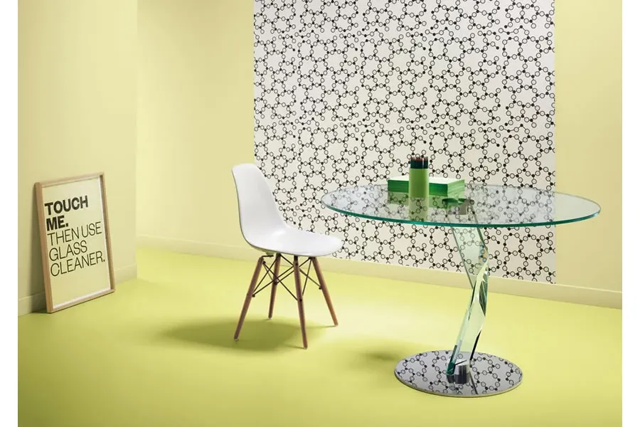 obrazek 3 Luksusowy okrągły szklany stół do salonu - Tonelli Design