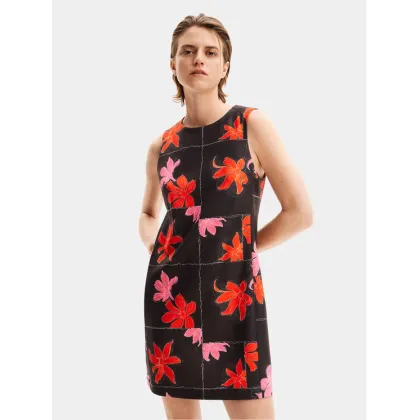 Zdjęcie Desigual Sukienka letnia Houston 24SWVW01 Czarny Regular Fit