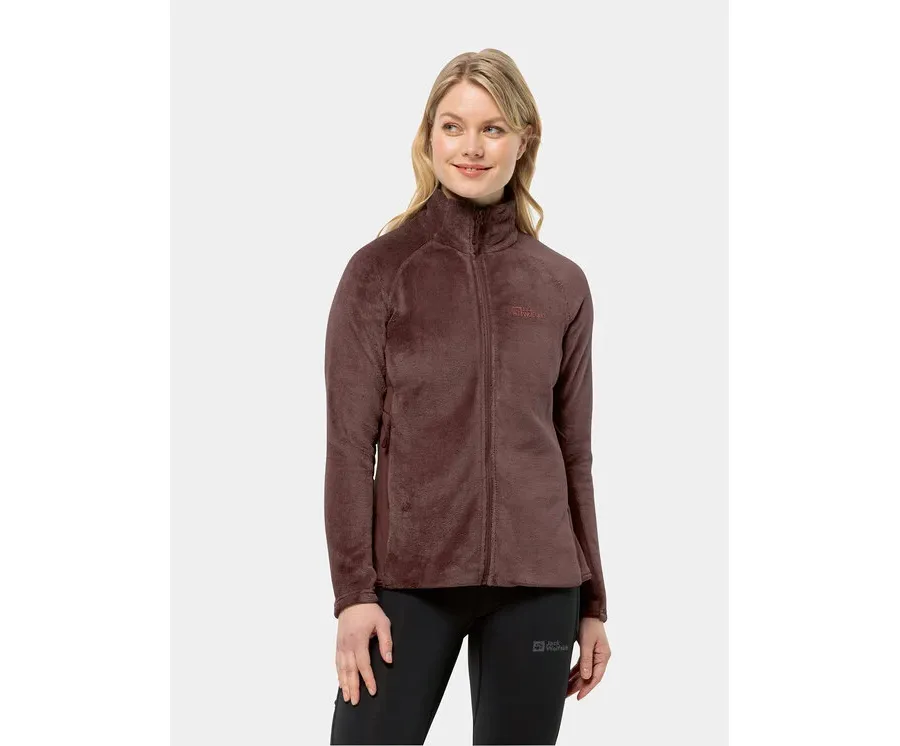 obrazek 1 Jack Wolfskin Polar Rotwand Fz 1711421 Bordowy Regular Fit