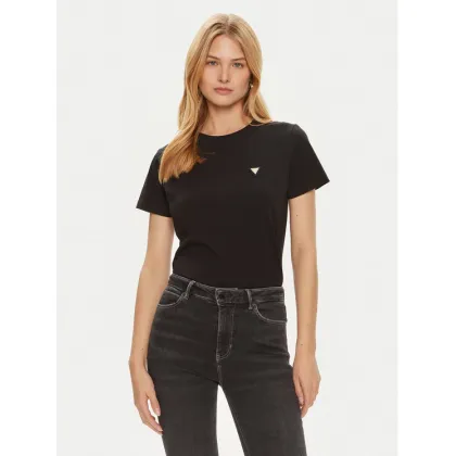 Zdjęcie Guess T-Shirt V4YI09 J1314 Czarny Regular Fit