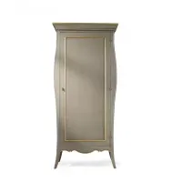 Zdjęcie Elegancka szafa 1-drzwiowa z 1 półką i 1 drążkiem na ubrania - Zanini