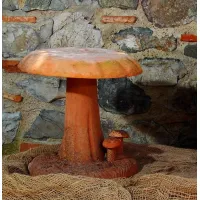 Picture Clay mushroom for garden decoration - Fornace Masini