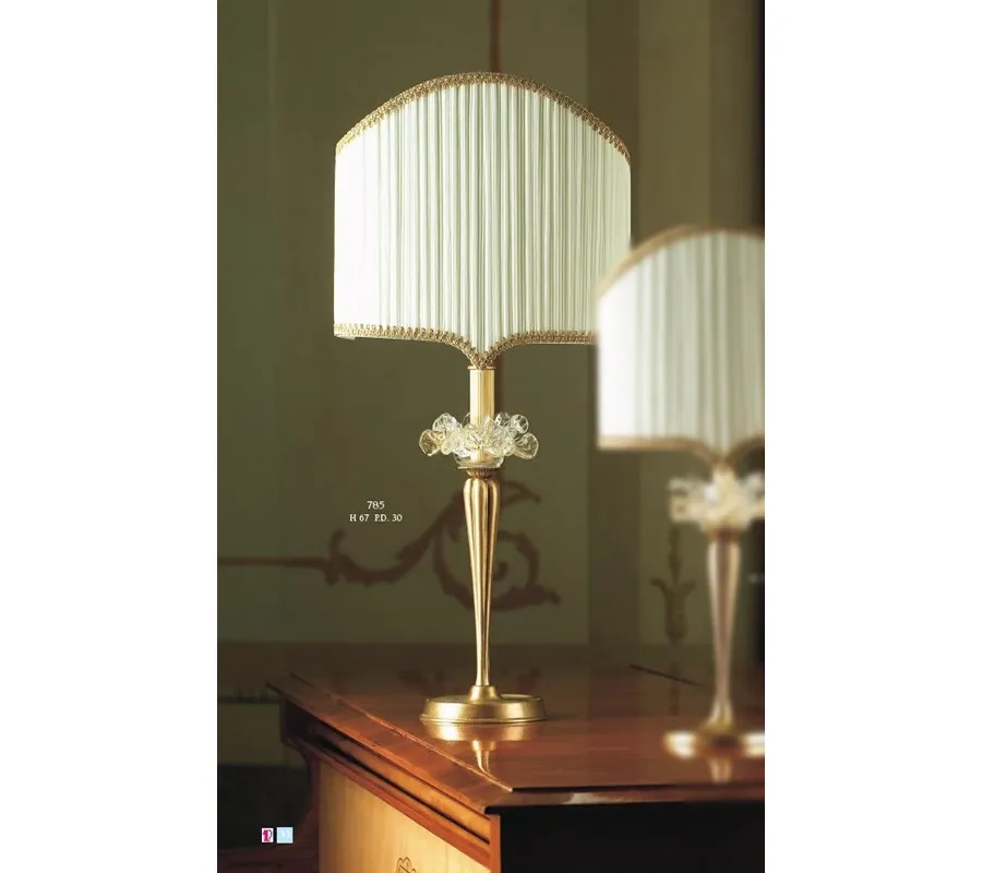 obrazek 1 Luksusowa lampa „Kwiat” z plisowanym abażurem – Il Paralume Marina