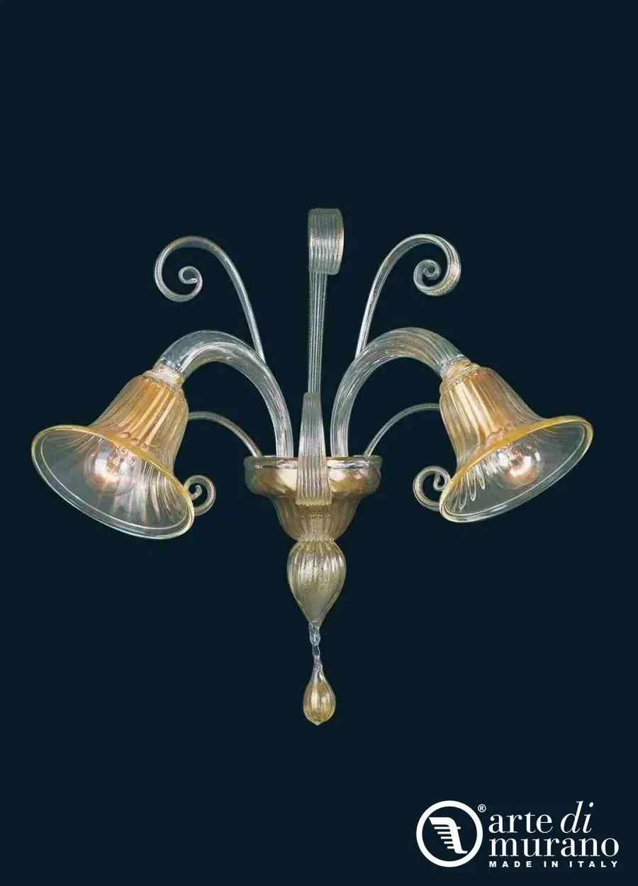 obrazek 1 Designerski kinkiet ze szkła Murano