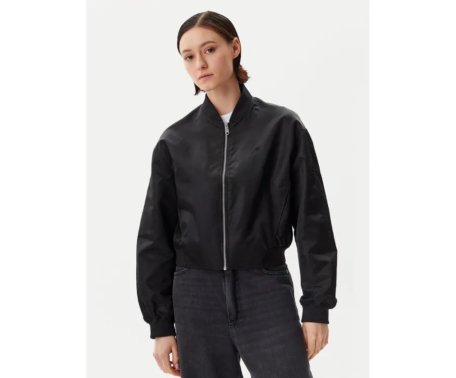 obrazek 1 Calvin Klein Jeans Kurtka bomber Hero LV047B528G Czarny Relaxed Fit