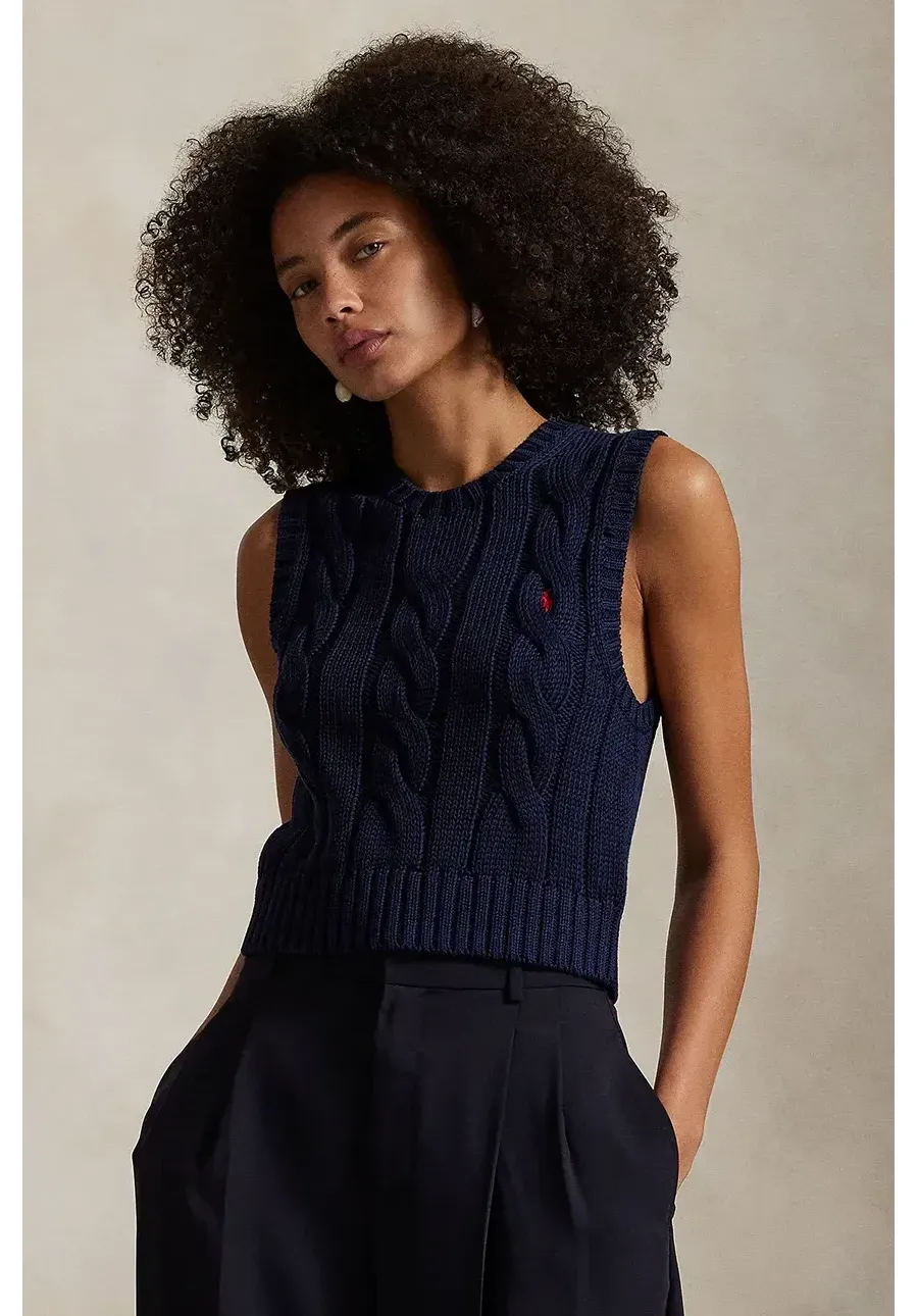 obrazek 1 Polo Ralph Lauren sweter bawełniany kolor niebieski 211959295