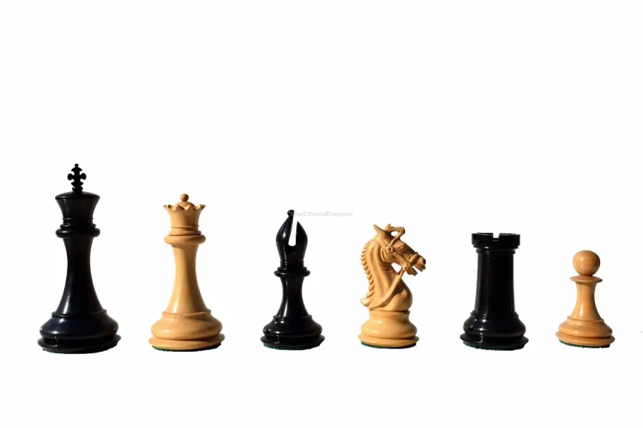 obrazek 12 Nowoczesne figury szachowe z luksusową planszą serii Sultan - The Chess Empire