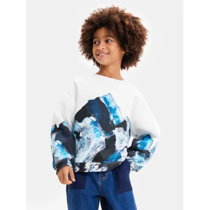 Zdjęcie Desigual Bluza 23WBSK06 Biały Regular Fit