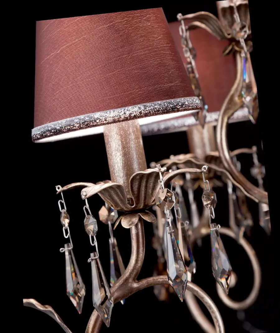 obrazek 2 Wyrafinowany żyrandol z kryształkami Swarovskiego - Euro Lamp Art