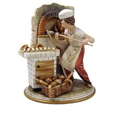 Zdjęcie Gabinetowa figurka piekarza z porcelany