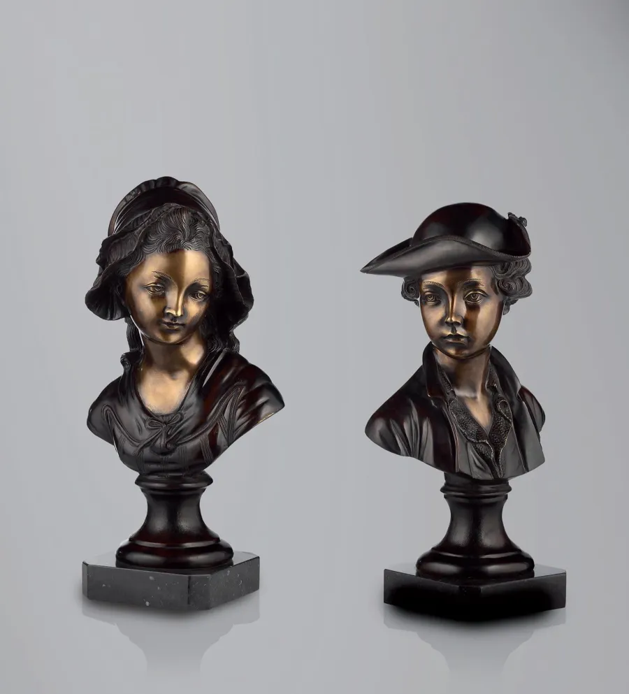 obrazek 1 Rzeźby z brązu dwóch francuskich popiersi - Fonderia Artistica Ruocco