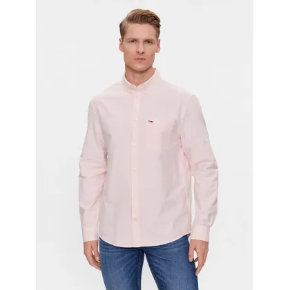 Zdjęcie Tommy Jeans Koszula Oxford DM0DM18335 Różowy Regular Fit