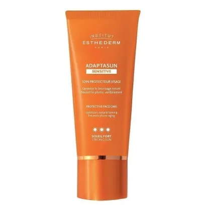 Zdjęcie Institut Esthederm Adaptasun Krem ochronny do twarzy przyspieszający opalanie, Skóra wrażliwa 50 ml