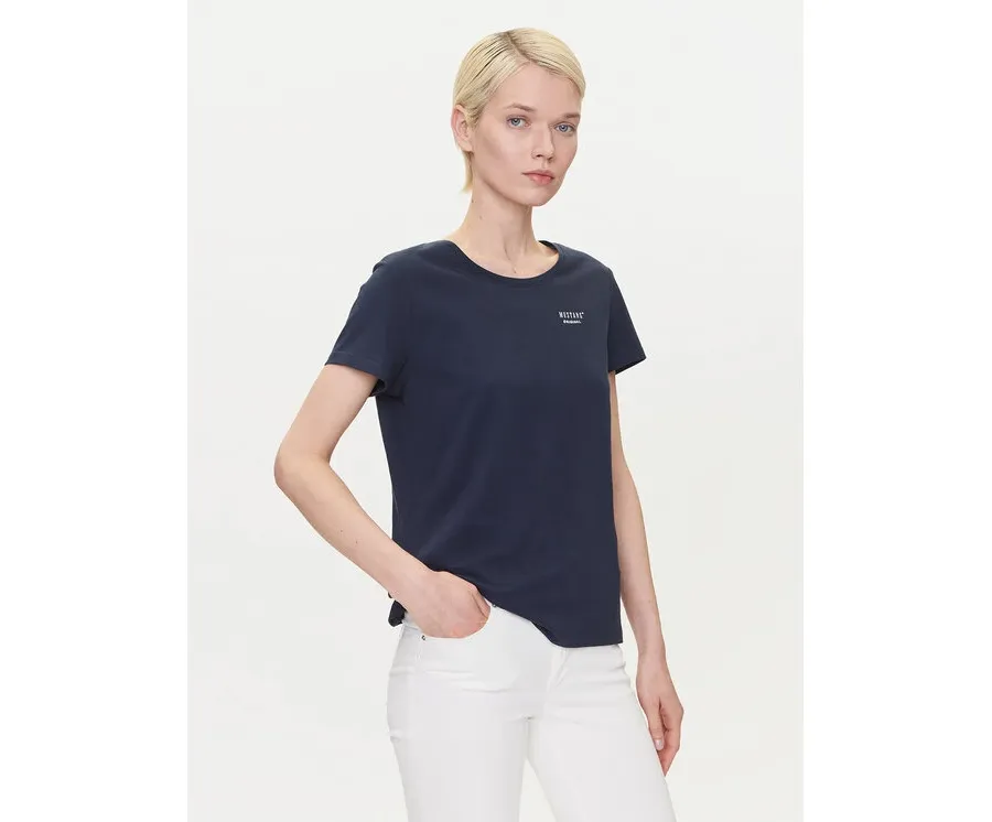 obrazek 1 Mustang T-Shirt Alma 1016155 Granatowy Regular Fit