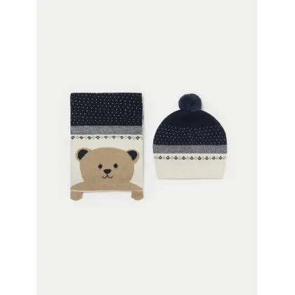 Zdjęcie Mayoral Zestaw Szalik i Czapka 10767 Granatowy