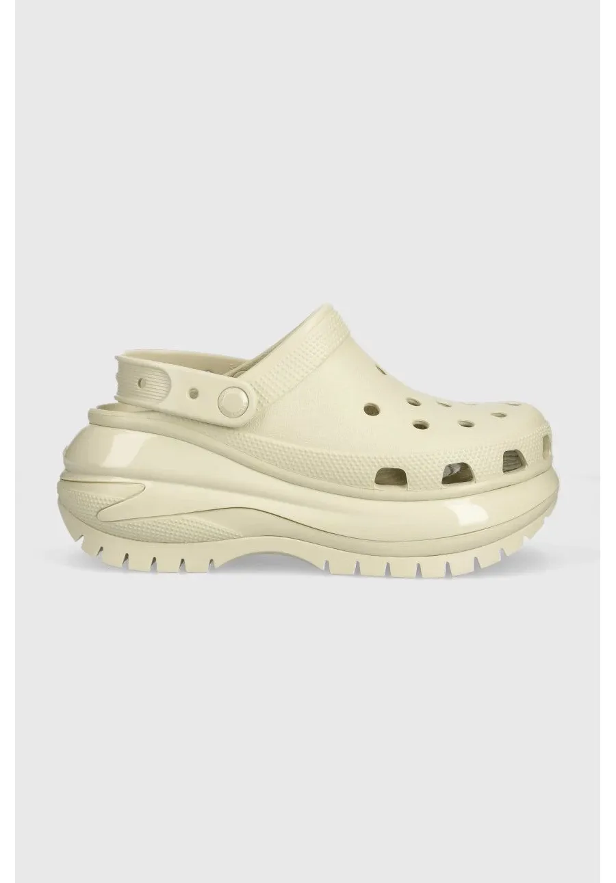 obrazek 1 Crocs Classic Mega Crush Clog klapki kolor beżowy 207988.2Y2