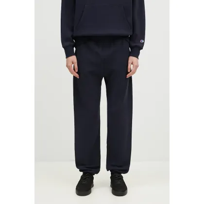 Zdjęcie Champion spodnie dresowe Elastic Cuff Pants kolor granatowy gładkie 220709