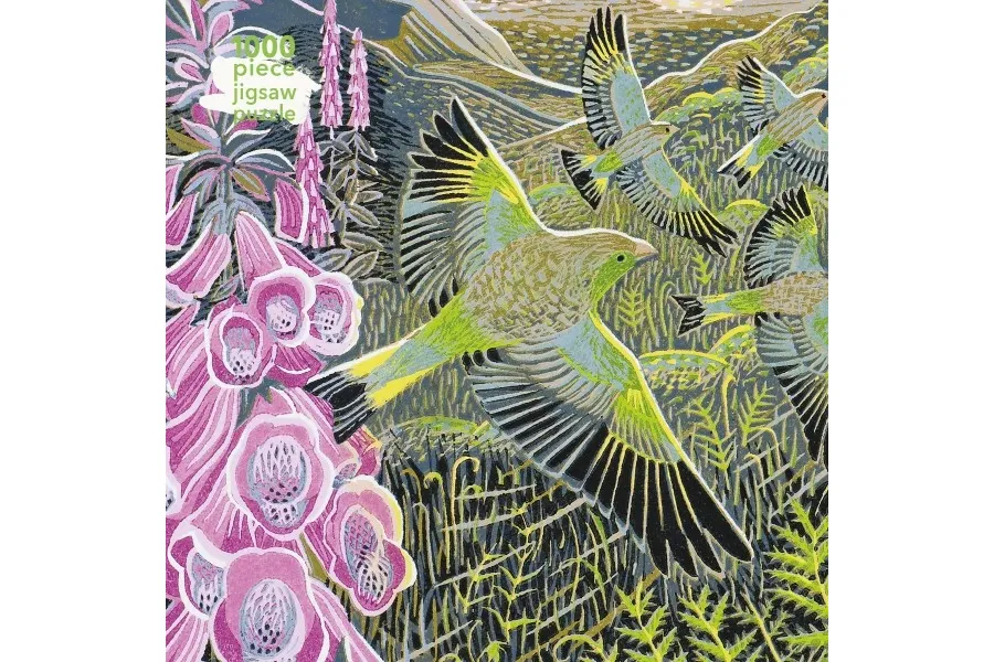 obrazek 1 Puzzle dla dorosłych Annie Soudain: naparstnice i zięby - Flame Tree Publishing