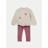 Zdjęcie Mayoral Komplet bluzka i legginsy 2706 Bordowy Regular Fit