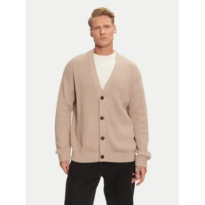 Zdjęcie Calvin Klein Jeans Kardigan J30J326201 Beżowy Regular Fit