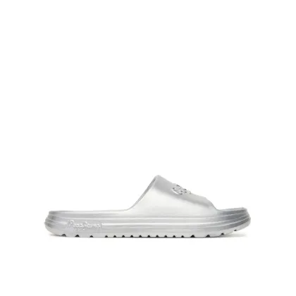 Zdjęcie Pepe Jeans Klapki Beach Slidemet PLS70165 Srebrny