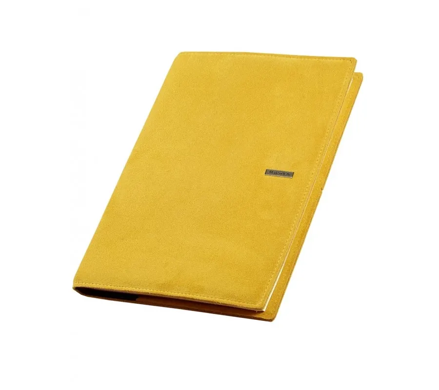 obrazek 4 Elegancki planer zamszowy wykonany we Włoszech - cm 15x21