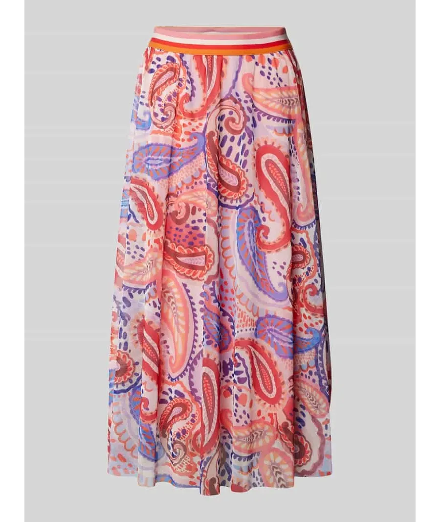 obrazek 1 Spódnica midi z wzorem paisley