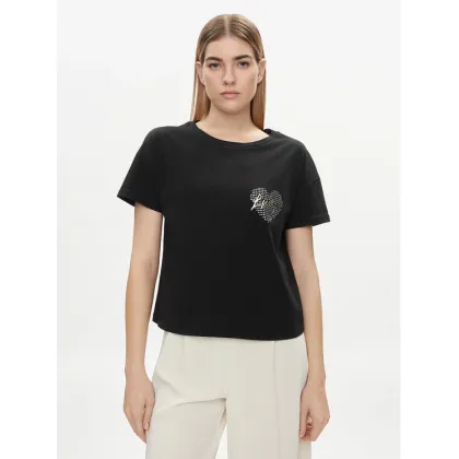 Zdjęcie Liu Jo T-Shirt VA4156 JS923 Czarny Relaxed Fit
