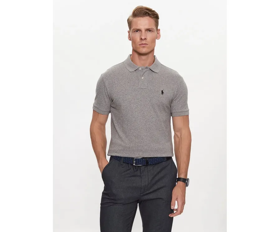obrazek 1 Polo Ralph Lauren Polo 710548797011 Szary Slim Fit