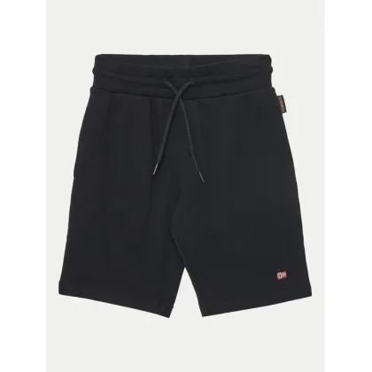 Zdjęcie Napapijri Szorty sportowe Nalis NP0A4HK50411 S Czarny Regular Fit