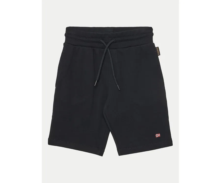 obrazek 1 Napapijri Szorty sportowe Nalis NP0A4HK50411 S Czarny Regular Fit