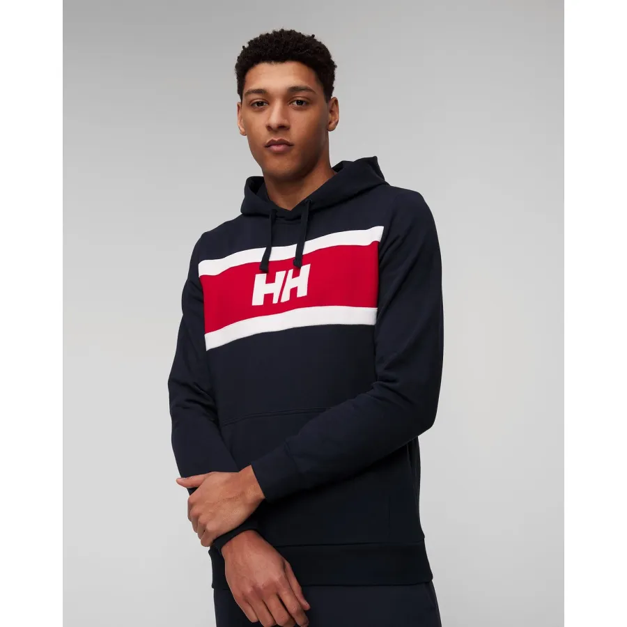 obrazek 1 Granatowa Bluza Męska Helly Hansen Salt Cotton Hoodie