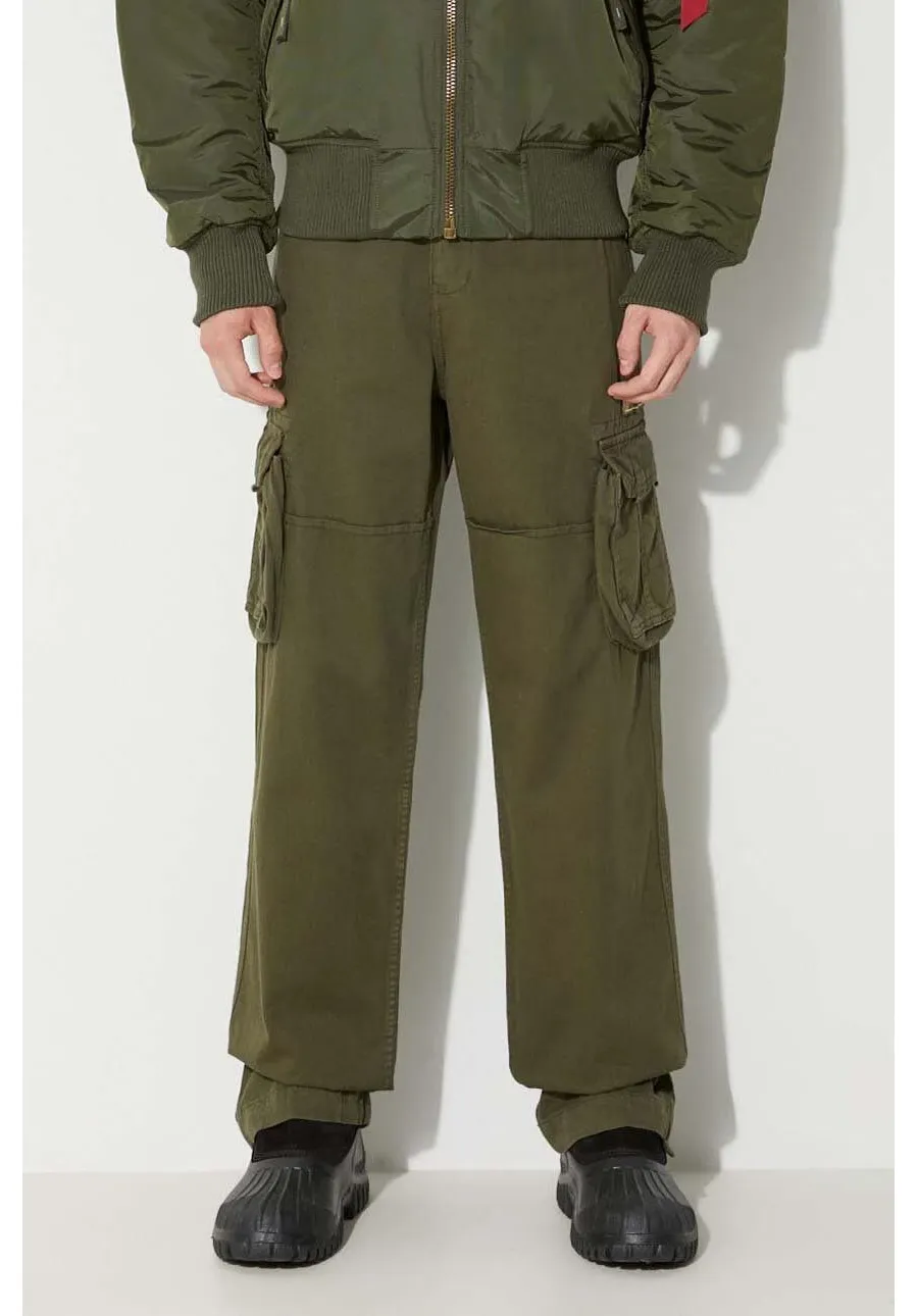 obrazek 1 Alpha Industries spodnie bawełniane Jet Pant kolor zielony proste 101212.142