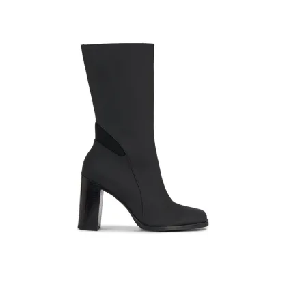 Zdjęcie Calvin Klein Jeans Botki Heel Zip Boot Lth Wn YW0YW01113 Czarny