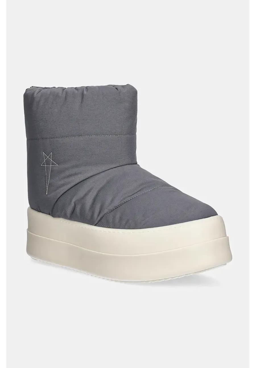 obrazek 1 Rick Owens śniegowce Mega Bumper Low Lunar męskie kolor szary DU02D2839.MUPAM9
