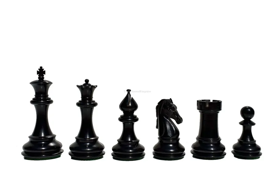 obrazek 3 Ręcznie rzeźbione drewniane figury szachowe - The Chess Empire