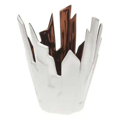 Picture Avant-garde crystal-shaped ceramic vase - Byfly