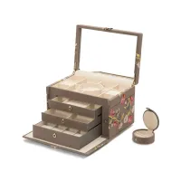 Picture Large decorated Zoe Mink jewelry box