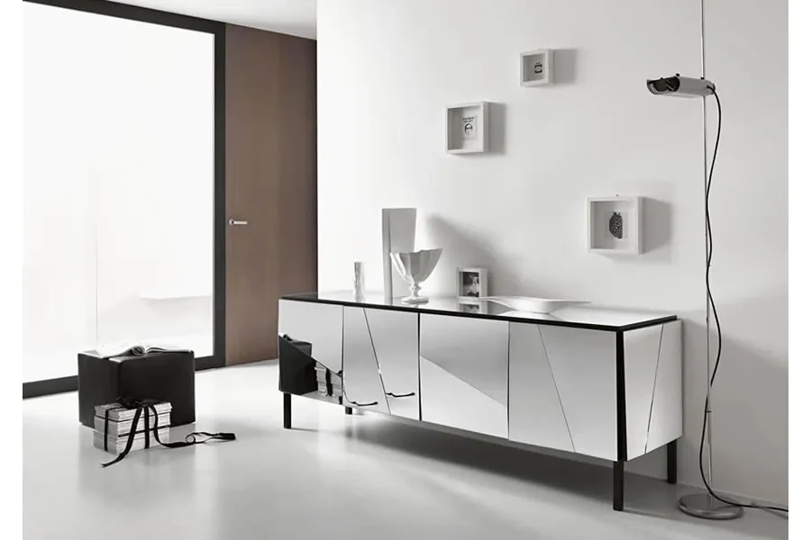 obrazek 2 Designerska szklana komoda do stylowych salonów - Tonelli Design