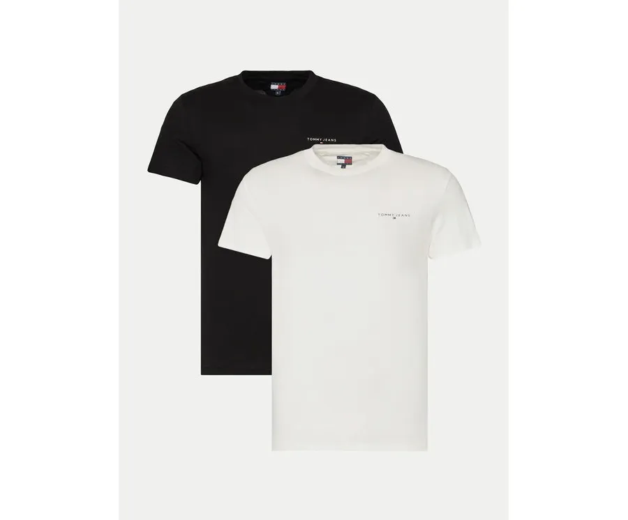 obrazek 1 Tommy Jeans Komplet 2 t-shirtów Linear DM0DM20353 Kolorowy Slim Fit