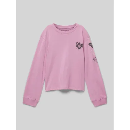 Zdjęcie Bluzka z długim rękawem i okrągłym dekoltem model ‘LET SOMEBODY GO’